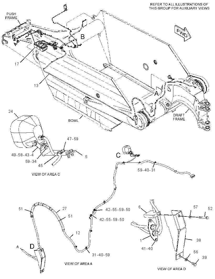 WIRING GP-SCRAPER 2275003 CAT