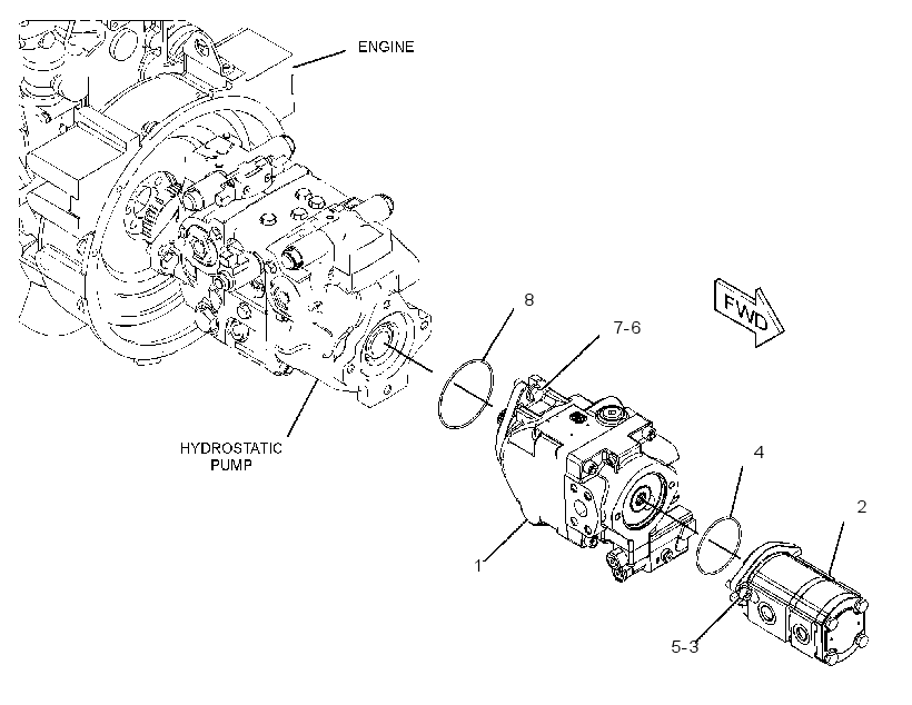 PUMP GP-PISTON & GEAR 2583523 CAT
