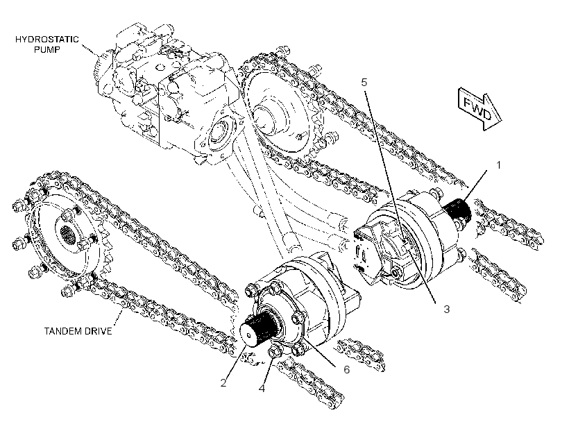 MOTOR & MTG GP-HYDROSTATIC 2582415 CAT