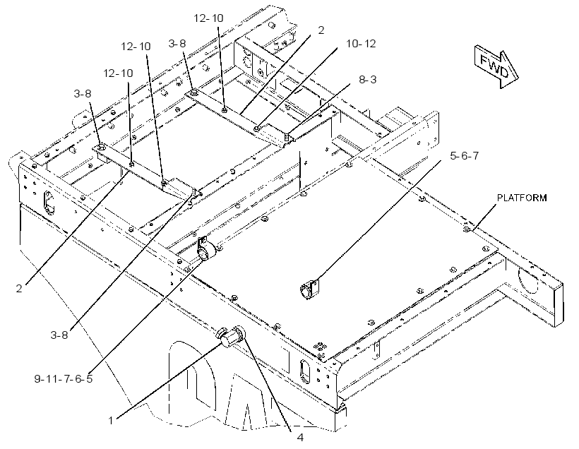 MOUNTING GP-EXPANSION TANK 2777830 CAT