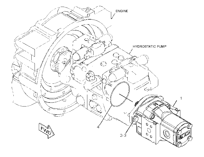 PUMP & MTG GP-WORK TOOL 2582556 CAT