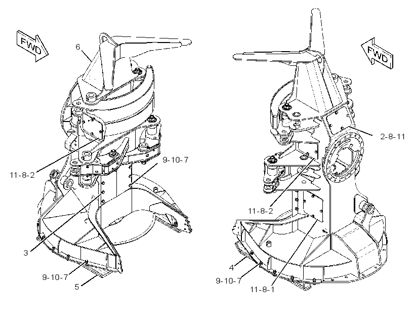 FRAME GP-FELLING HEAD 2756203 CAT