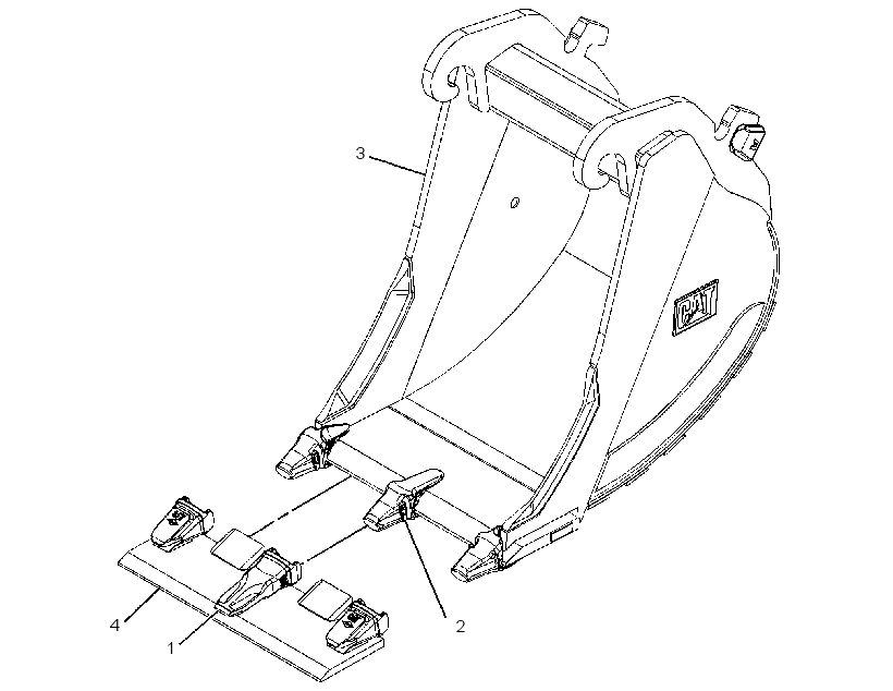 BUCKET AR-EXTREME EXCAVATION 2791425 CAT