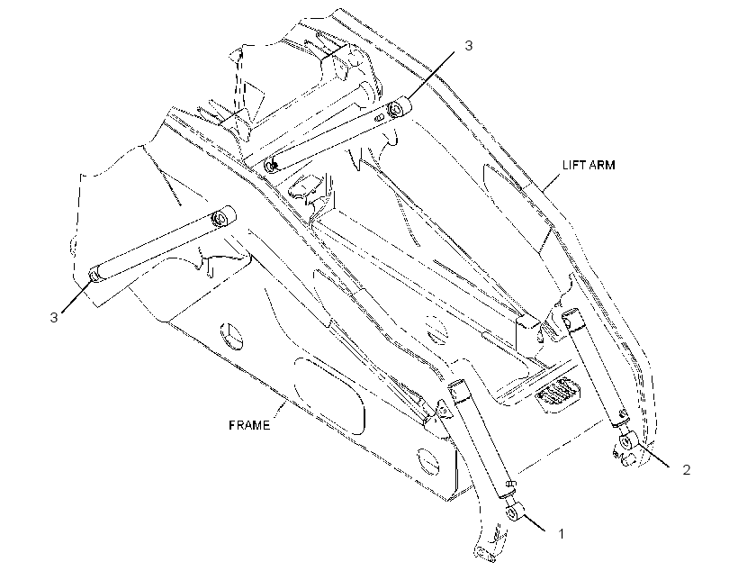 CYLINDER GP-LIFT ARM 2582559 CAT