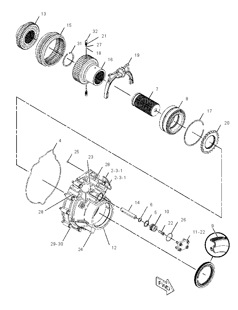 DRIVE GP-TRANSFER 2750815 CAT