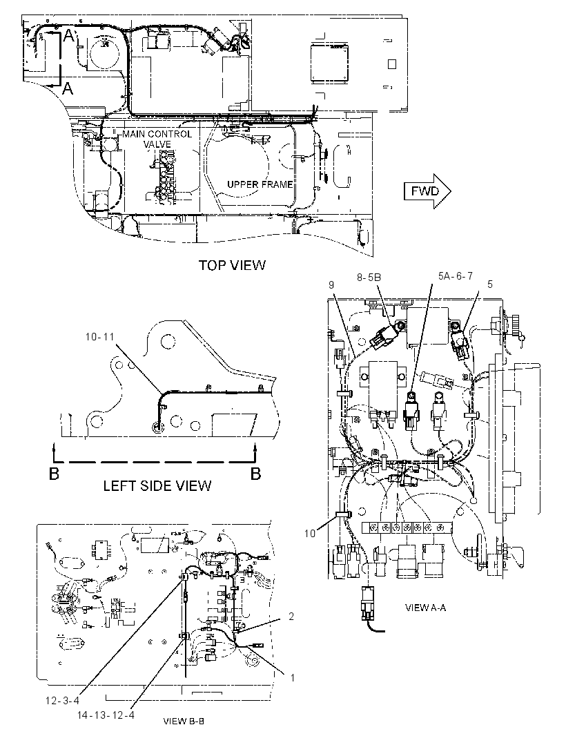 WIRING GP-MEDIUM PRESSURE 2230126 CAT