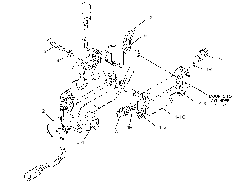 MANIFOLD & MTG GP-FUEL 3003394 CAT