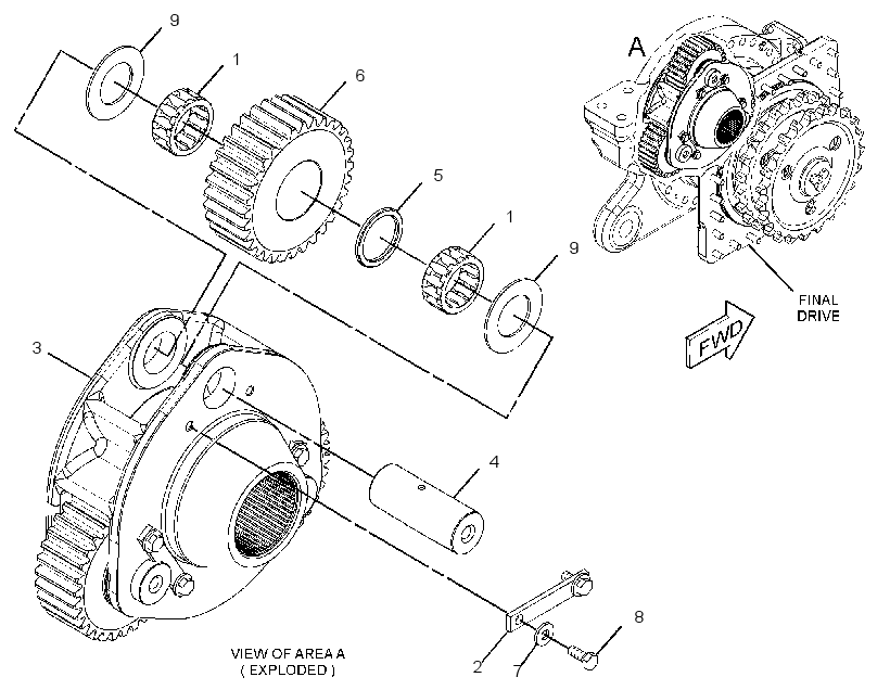 CARRIER GP-FINAL DRIVE 2728009 CAT