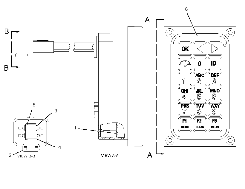 MODULE GP-MONITOR KEYPAD 2971401 CAT
