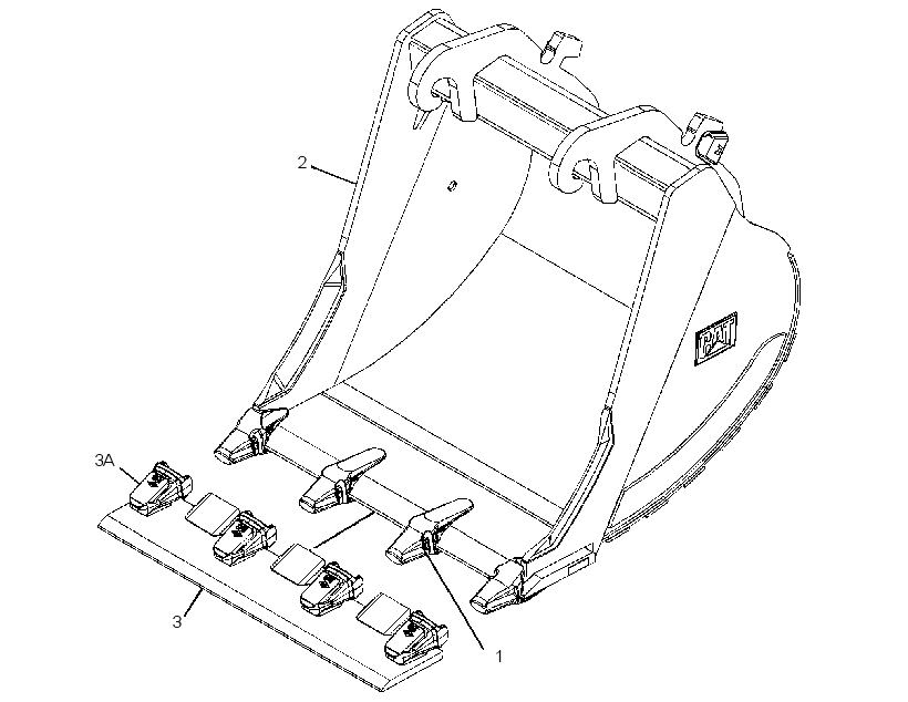 BUCKET AR-EXTREME EXCAVATION 2791433 CAT