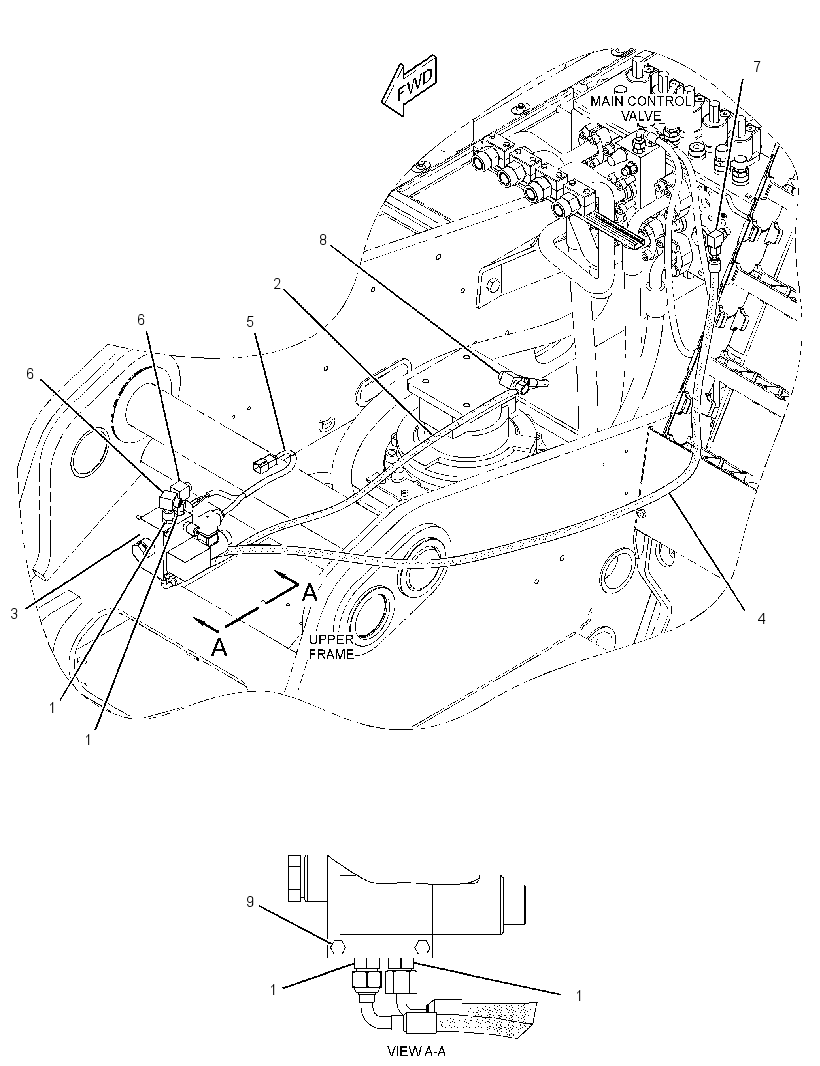 VALVE & LINES GP-CONTROL 2518012 CAT