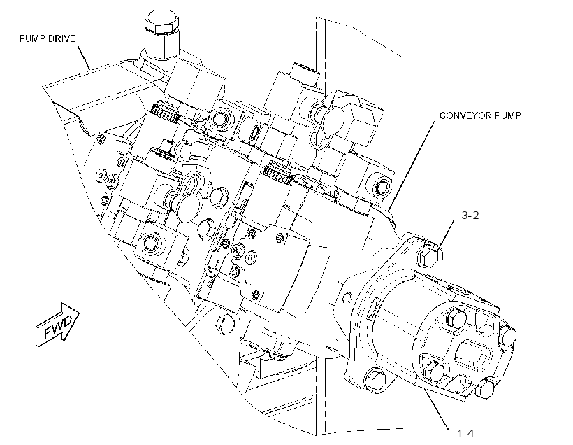 PUMP & MTG GP-HYDRAULIC FAN 2707250 CAT