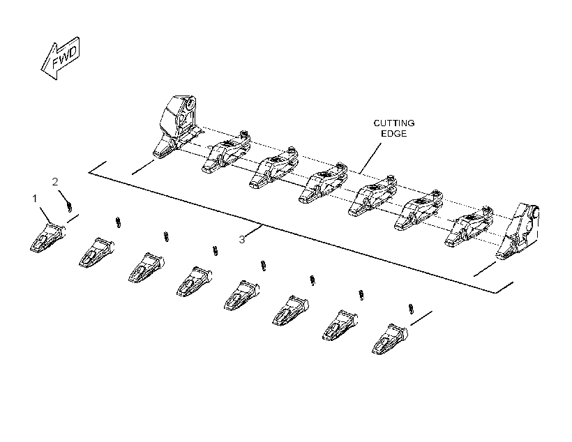 Коронка 2694610 CAT