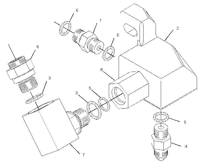 MANIFOLD GP-NOZZLE CLEANING 3014675 CAT