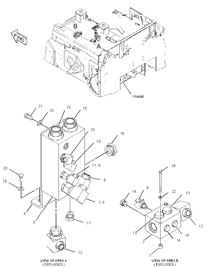 VALVE & MTG GP-AUXILIARY 2707220 CAT