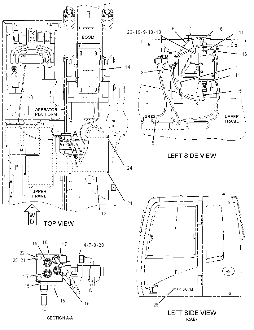 VALVE & LINES GP-BOOM 2517970 CAT