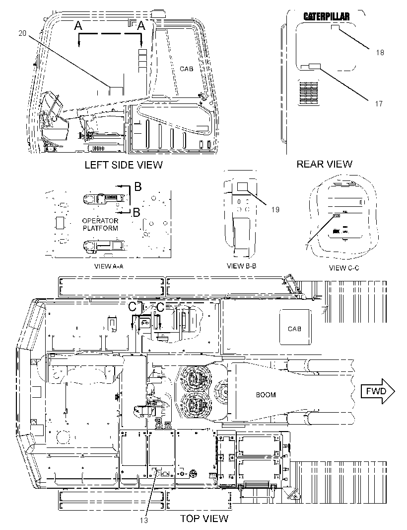 Пластина и плёнка 2534704 CAT