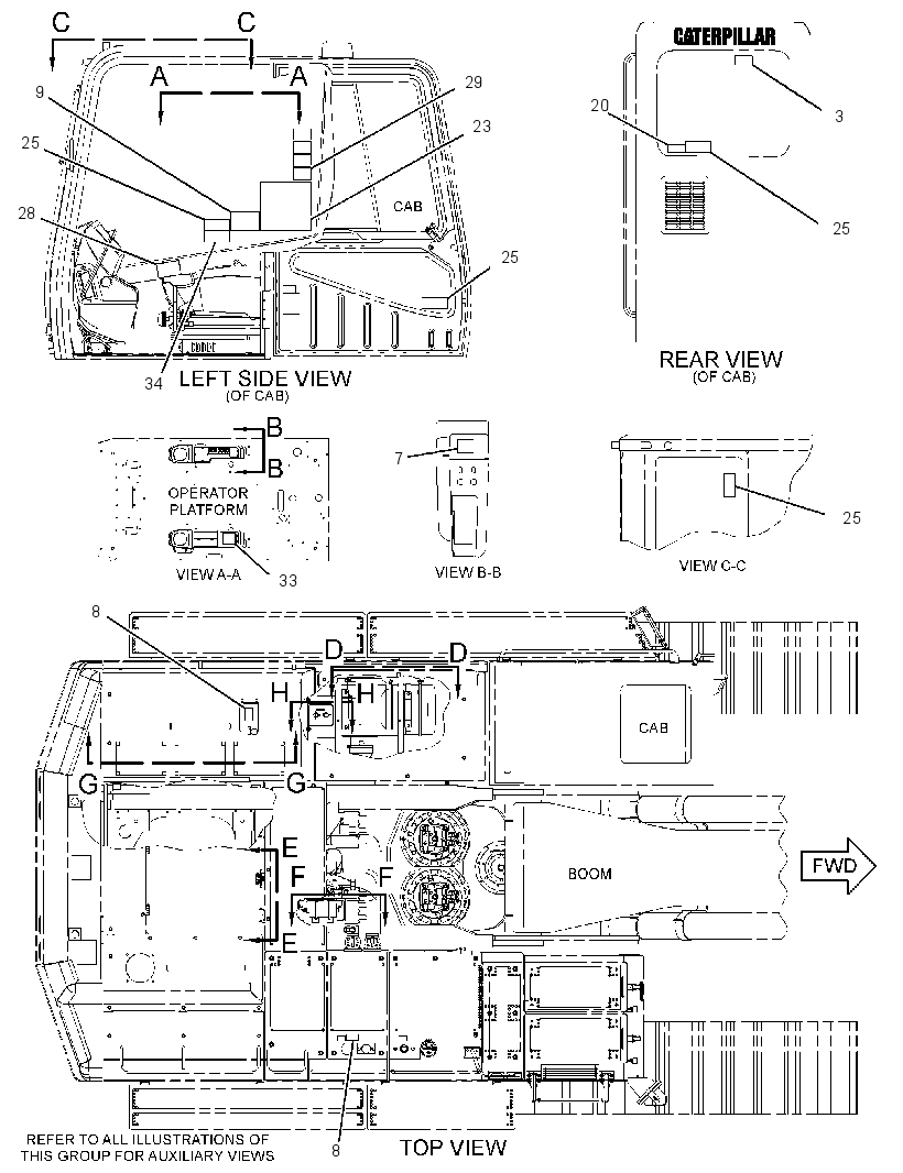 Пластина и плёнка 2534705 CAT