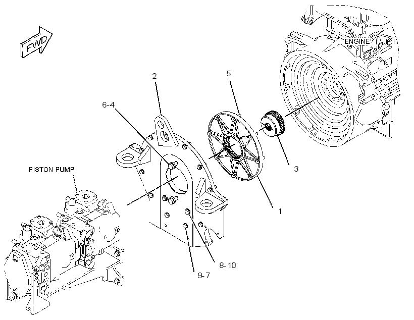 DRIVE GP-HYDROSTATIC 2447409 CAT