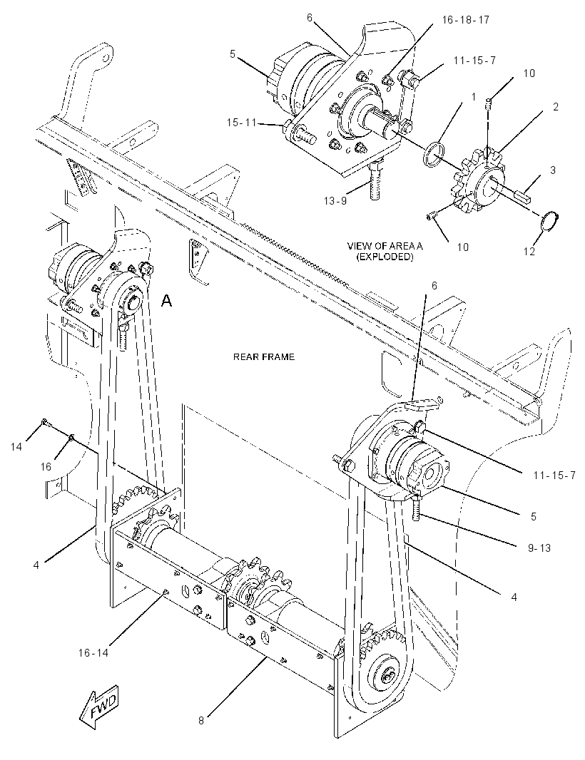 DRIVE GP-CONVEYOR 2636000 CAT