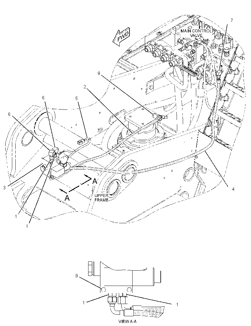 VALVE & LINES GP-CONTROL 2542567 CAT