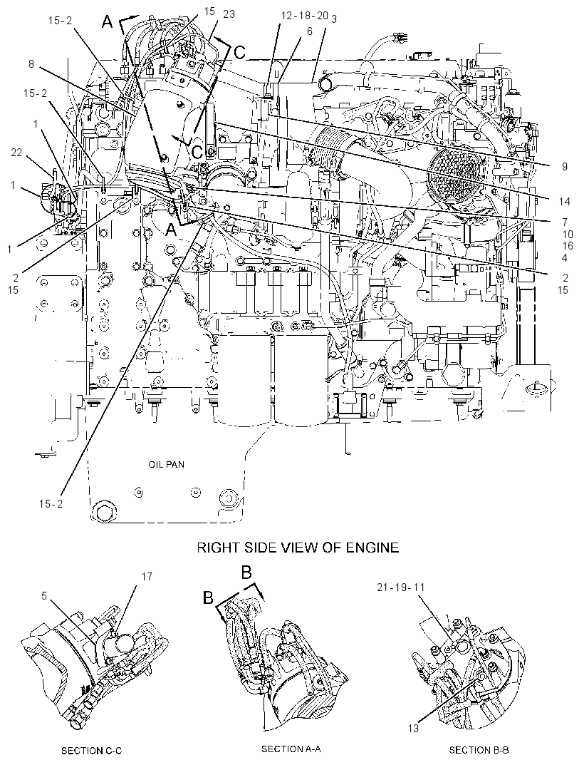 Система выпуска 2892873 CAT