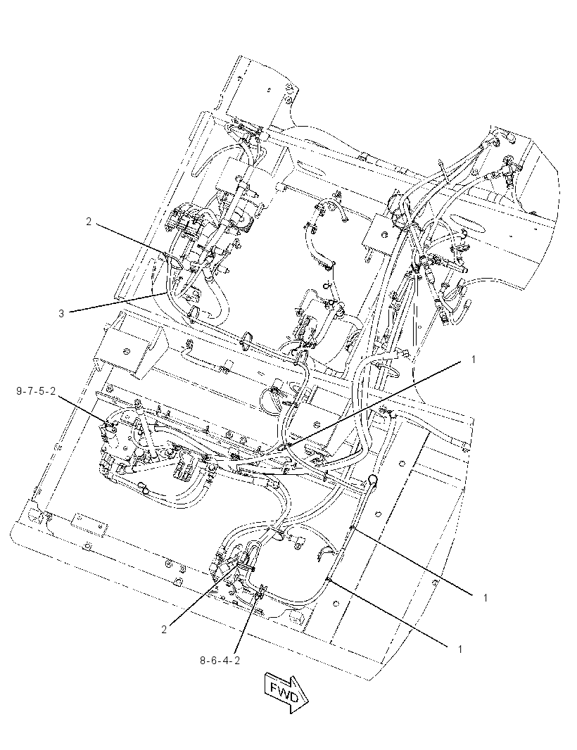 WIRING GP-AUXILIARY CONTROL 2678004 CAT