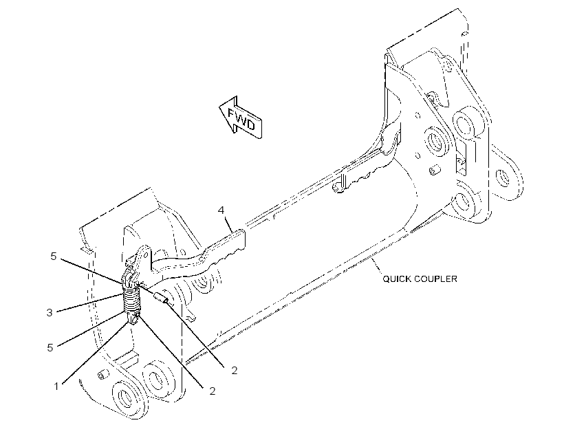 HANDLE & PIN GP-COUPLER 2582538 CAT
