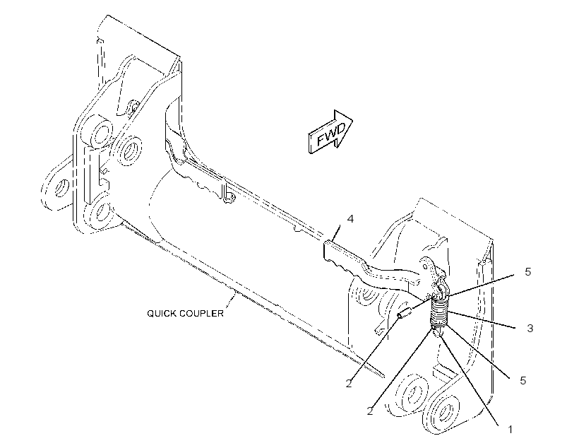 HANDLE & PIN GP-COUPLER 2582536 CAT