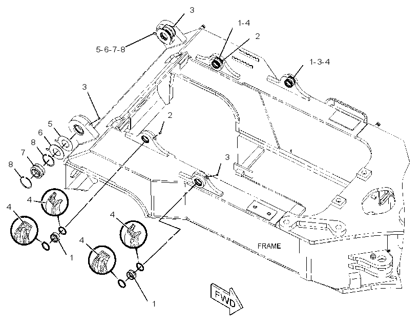 BEARING & SEAL GP-GRAPPLE 2925937 CAT