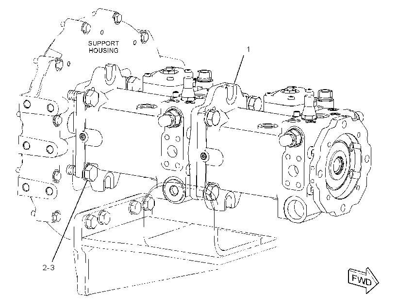 PUMP & MTG GP-POWER TRAIN 2604497 CAT