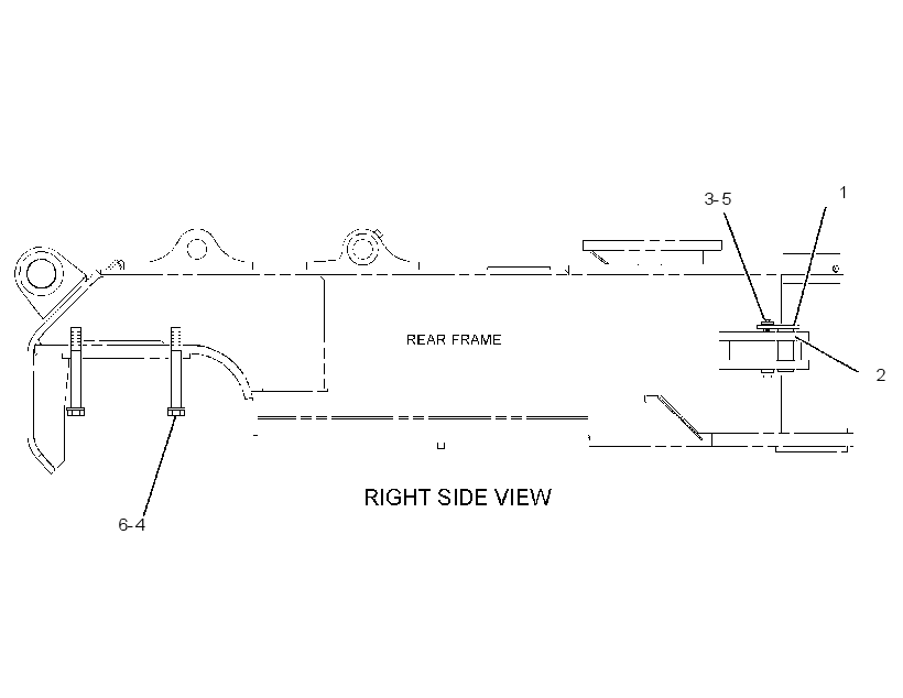 HARDWARE GP-REAR FRAME 2466006 CAT