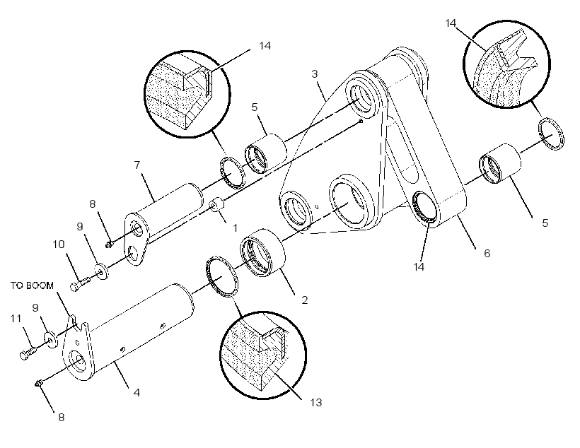 LINKAGE GP-WORK TOOL 2254143 CAT