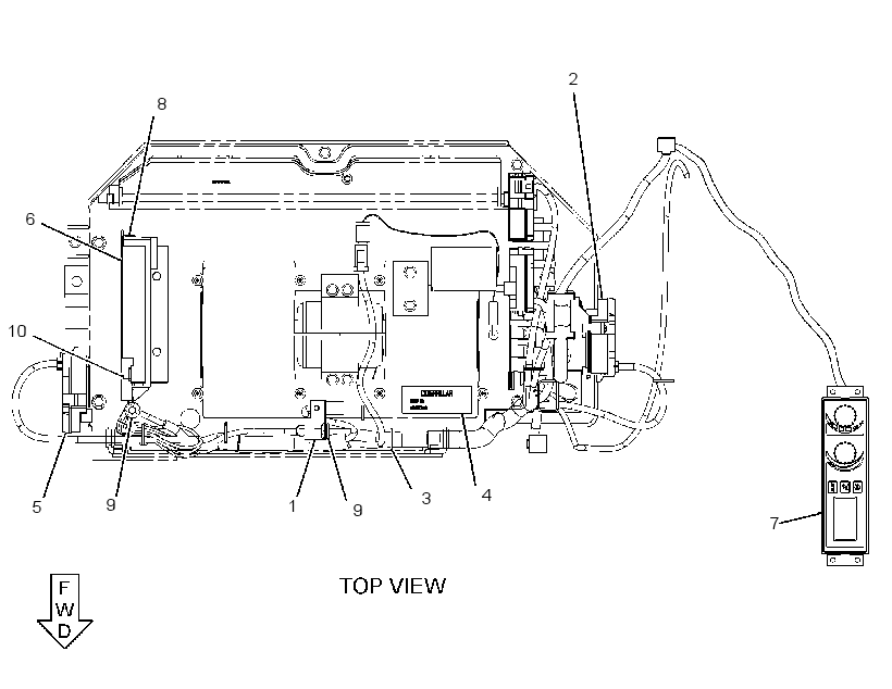 CONTROL GP-HEAT & AIR COND 1808007 CAT
