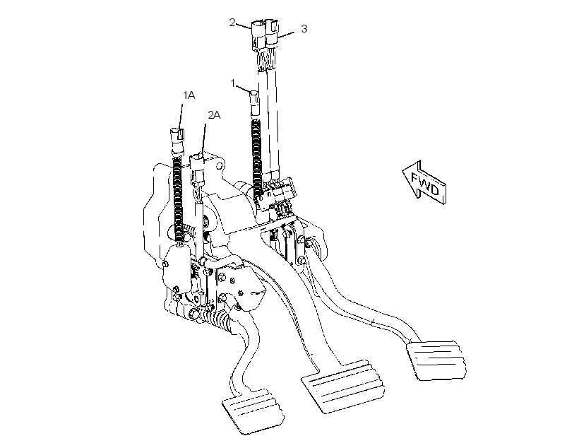 PEDAL GP-BRAKE, XMSN & GOV 2658943 CAT