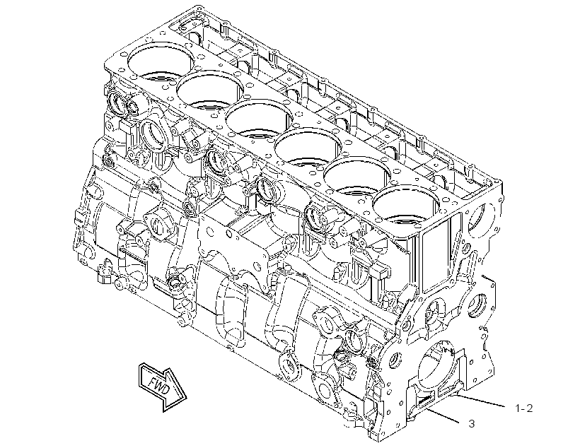 Блок цилиндров в сборе 3614766 CAT