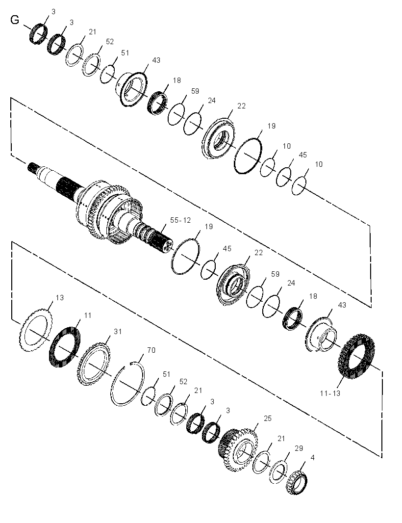 SHAFT GP-TRANSMISSION 2585624 CAT