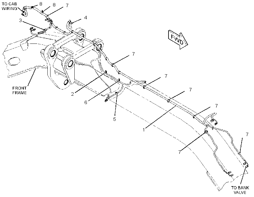 WIRING GP-AUXILIARY 2334613 CAT