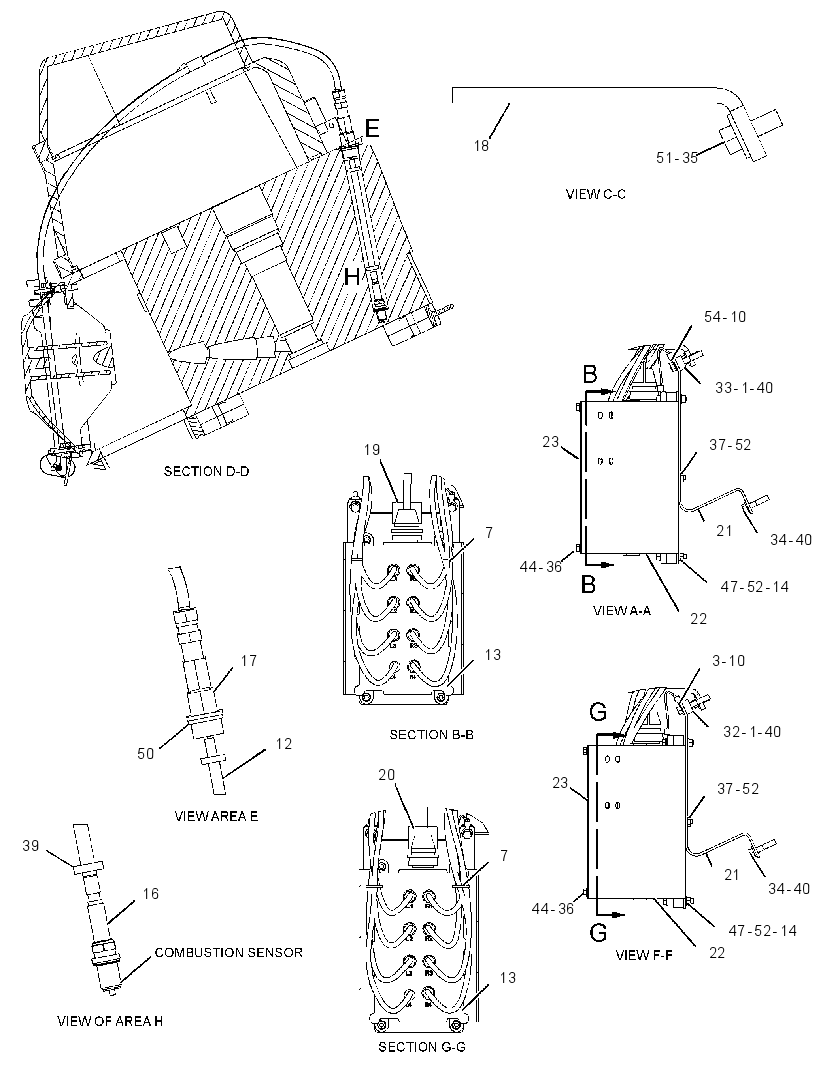 SENSOR GP-COMBUSTION 2065459 CAT