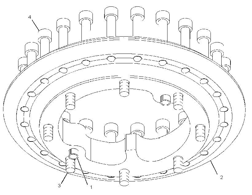 FLANGE GP-ROTATOR 2933313 CAT