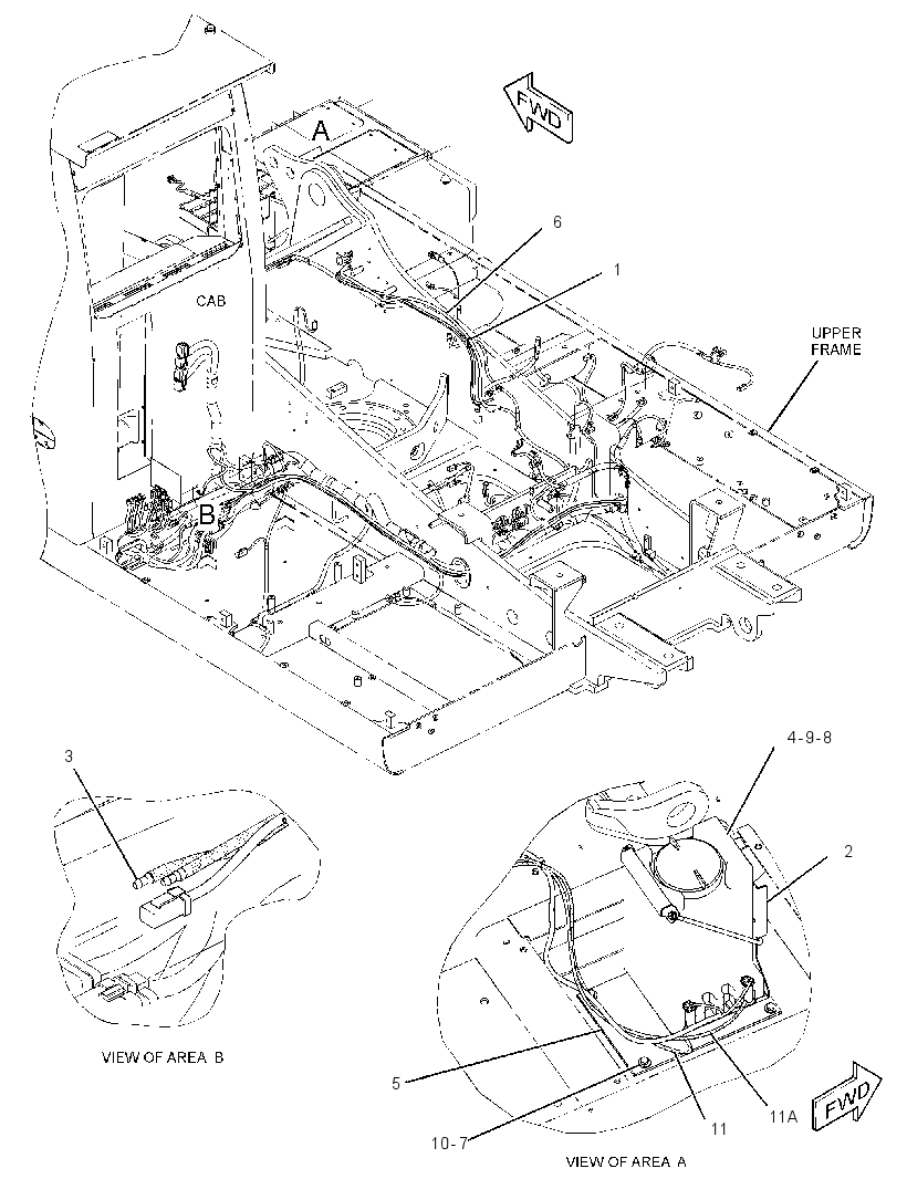 WIRING GP-WINDOW WIPER 2921529 CAT