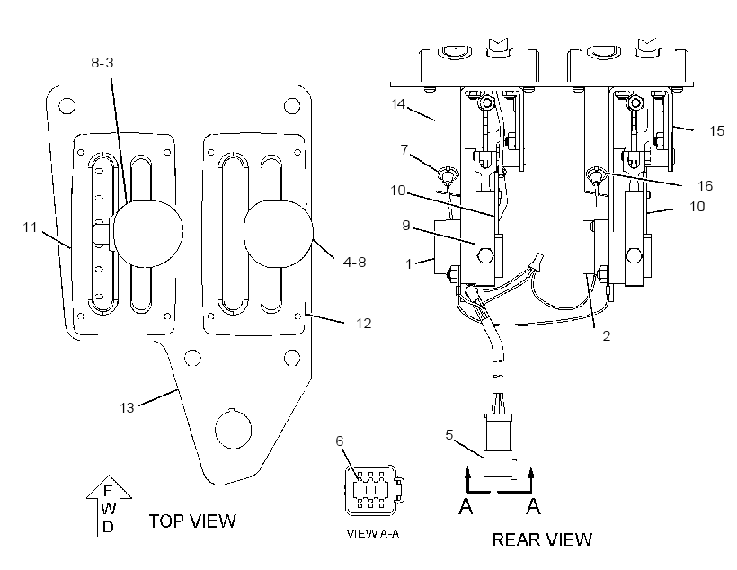 CONTROL GP-XMSN & HOIST 2323775 CAT