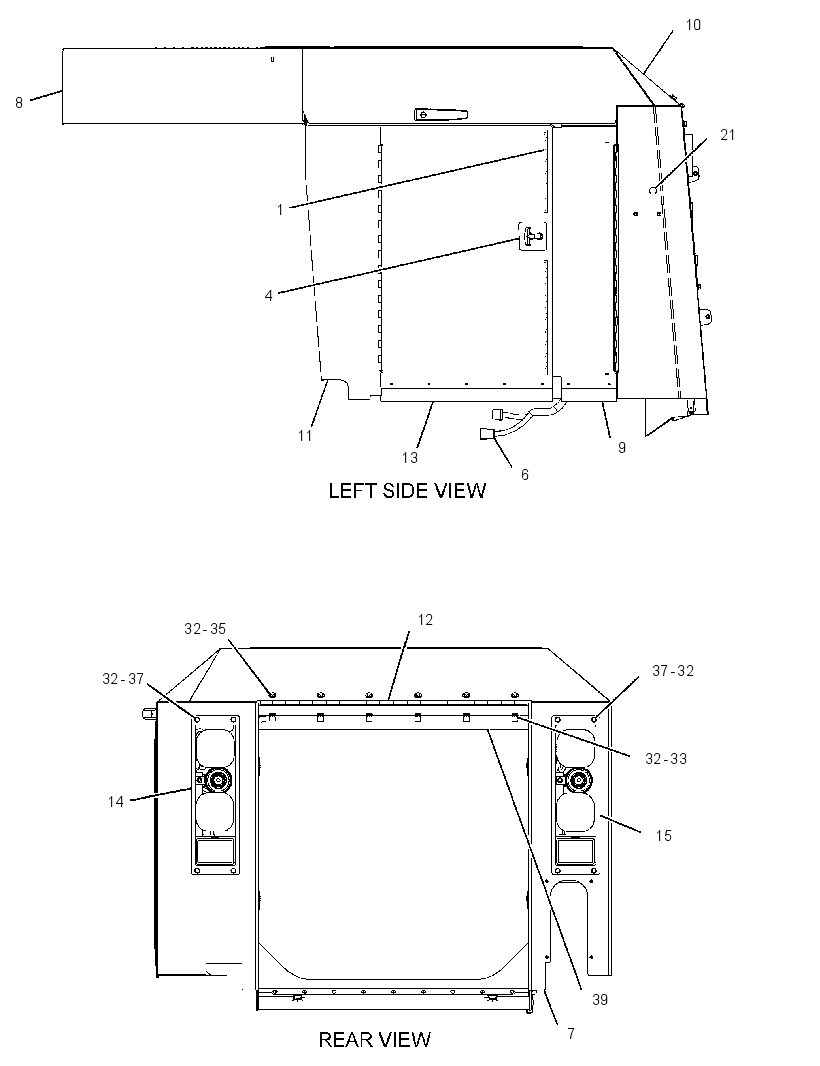 HOOD GP-TRACTOR 2409110 CAT