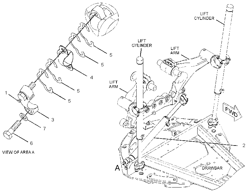 CYLINDER & MTG GP-CENTERSHIFT 2632788 CAT