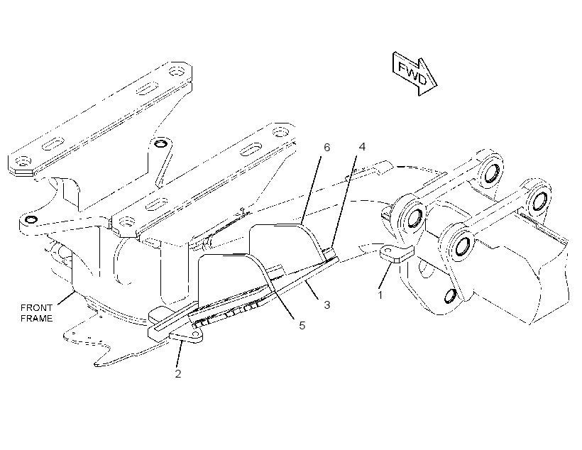 MOUNTING GP-SNOW WING 2497587 CAT