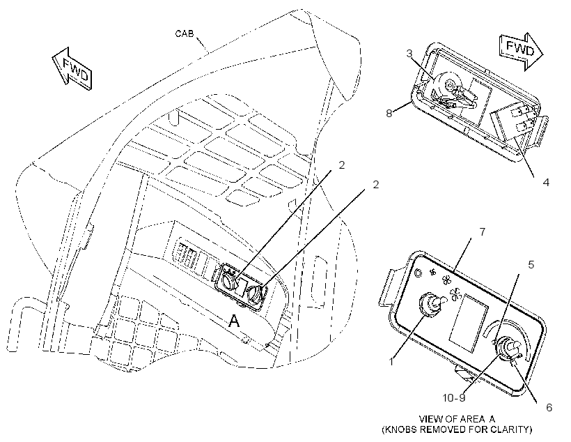 CONTROL GP-AIR & TEMPERATURE 2584299 CAT