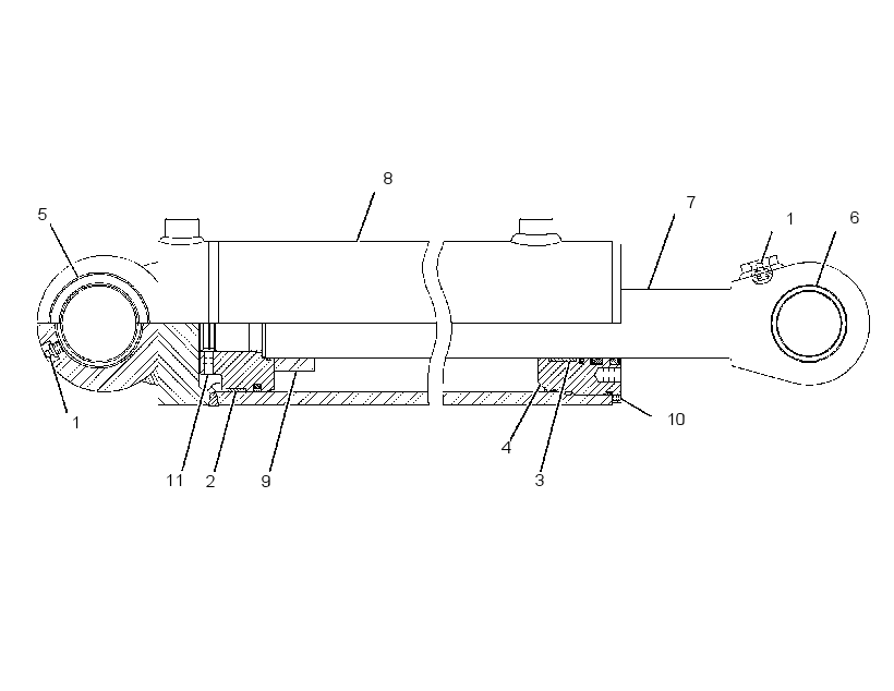 CYLINDER GP-TONG 2645172 CAT
