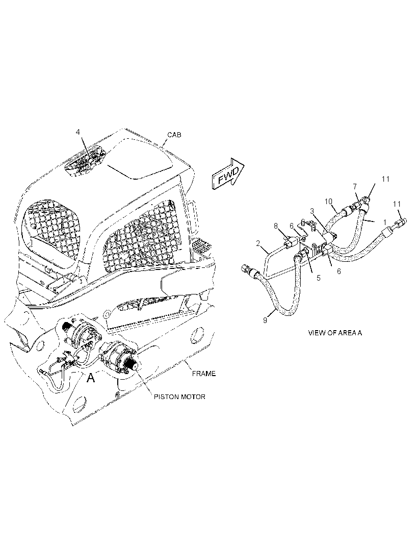 MANIFOLD & LINES GP-CONTROL 2583151 CAT