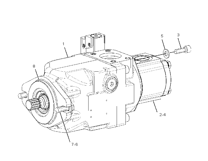 PUMP & MTG GP-WORK TOOL 2616097 CAT