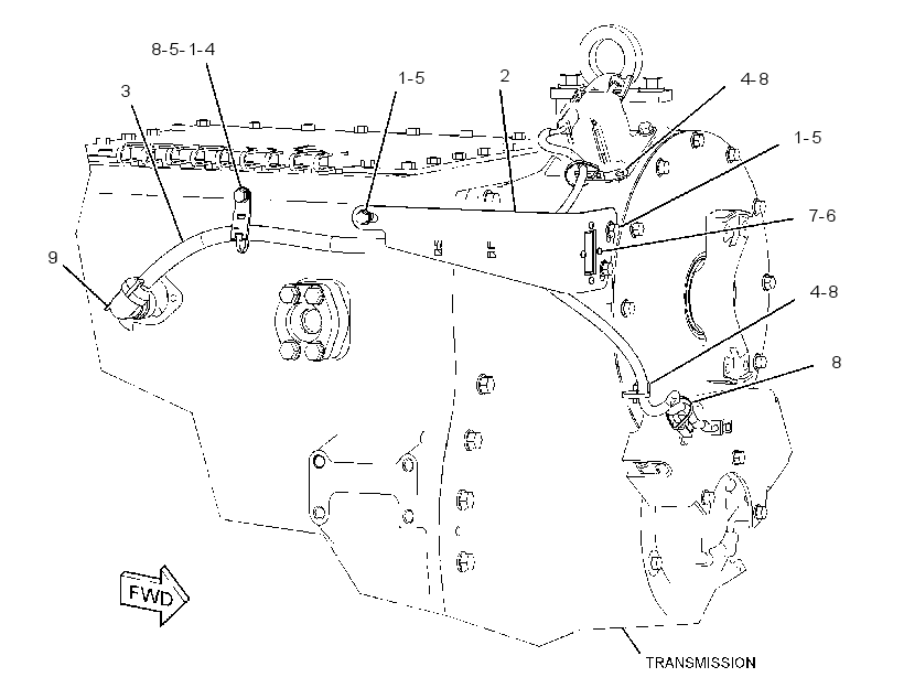 WIRING GP-TRANSMISSION 2497065 CAT